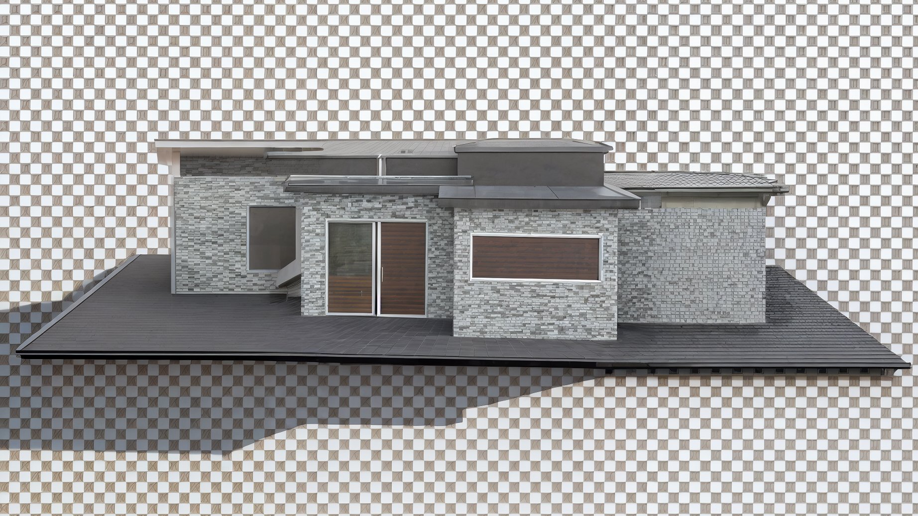 High resolution enhanced skyscraper render